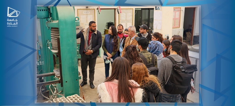 زيارة طلاب جامعة المنارة إلى مخابر الهندسة المدنية في جامعة تشرين