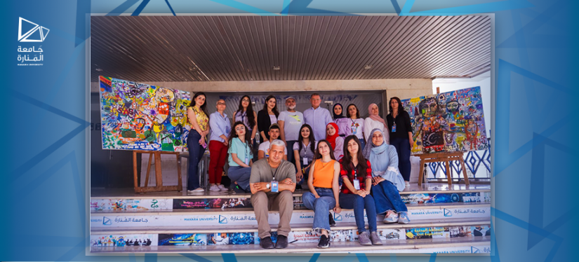 In collaboration with Edrak Family Care Center, Manara University organized a participatory visual arts activity entitled “Buzzle”.